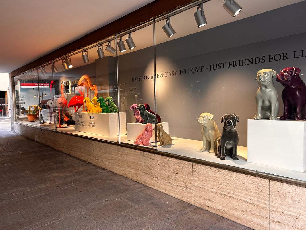 ZOOZOO in München, Schaufenster bei Böhmler